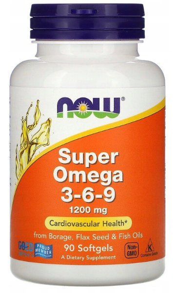 Now Foods Omega 3-6-9 90 softgel is a dietary supplement that supports the cardiovascular system with its omega-6 and omega-9 fatty acids. These essential fats have anti-inflammatory properties, making.