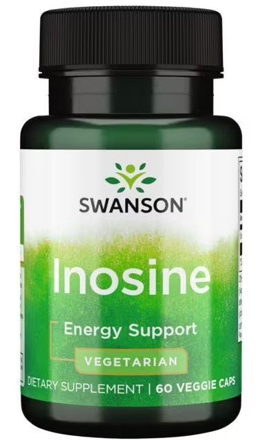 Swanson Inosine - 500 mg 60 vege capsules energy support vegetarian capsules.