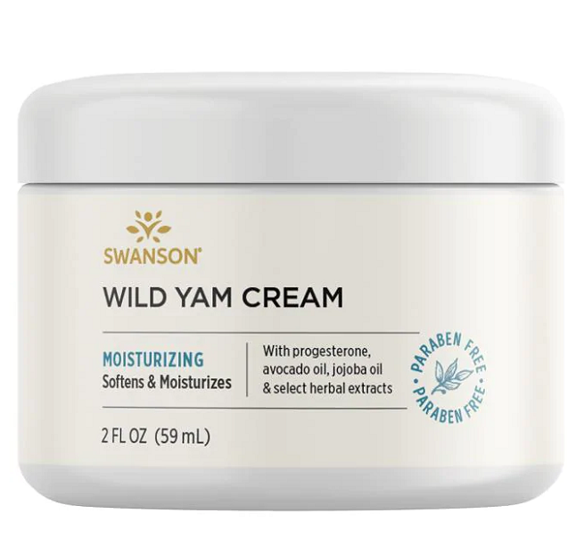Swanson Wild Yam Cream - 59 ml cream is a paraben-free skincare product specially formulated for mature skin.