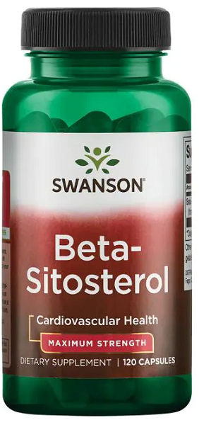 Swanson Beta-Sitosterol - 80 mg 120 capsules, a dietary supplement.
