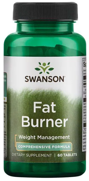 Swanson Fat Burner - 60 tabs weight management supplement.