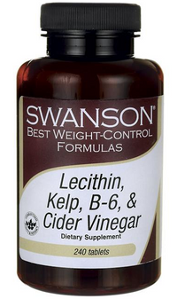 Thumbnail for Lecithin, Kelp, B6, & Cider Vinegar - 240 tabs - front 2