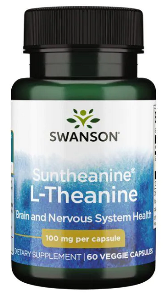 L-Theanine - 100 mg 60 vege capsules - front 2