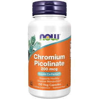 Thumbnail for Chromium Picolinate 200 mcg 100 Veg Capsules - front 2