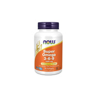 Thumbnail for Now Foods Omega 3-6-9 90 softgel provides a potent combination of vitamins to support the cardiovascular system. With its anti-inflammatory properties, this supplement may help prevent atherosclerosis and promote overall health.
