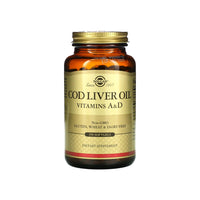 Thumbnail for A bottle of Solgar Cod Liver Oil Sftgels Vitamin A & D 250 softgel ad.