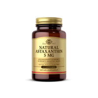 Thumbnail for A potent antioxidant skincare supplement, a bottle of Solgar Natural Astaxanthin 5 mg enhances skin health.