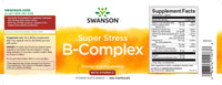 Thumbnail for Swanson B-Complex with Vitamin C - 500 mg 240 capsules.