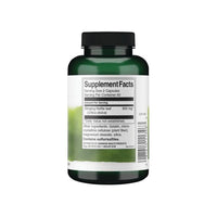 Thumbnail for A bottle of Swanson Stinging Nettle Leaf - 400 mg 120 capsules with nutritional values on a white background.