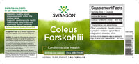 Thumbnail for Coleus forskohlii - Swanson Coleus Forskohlii 400 mg 60 capsules.