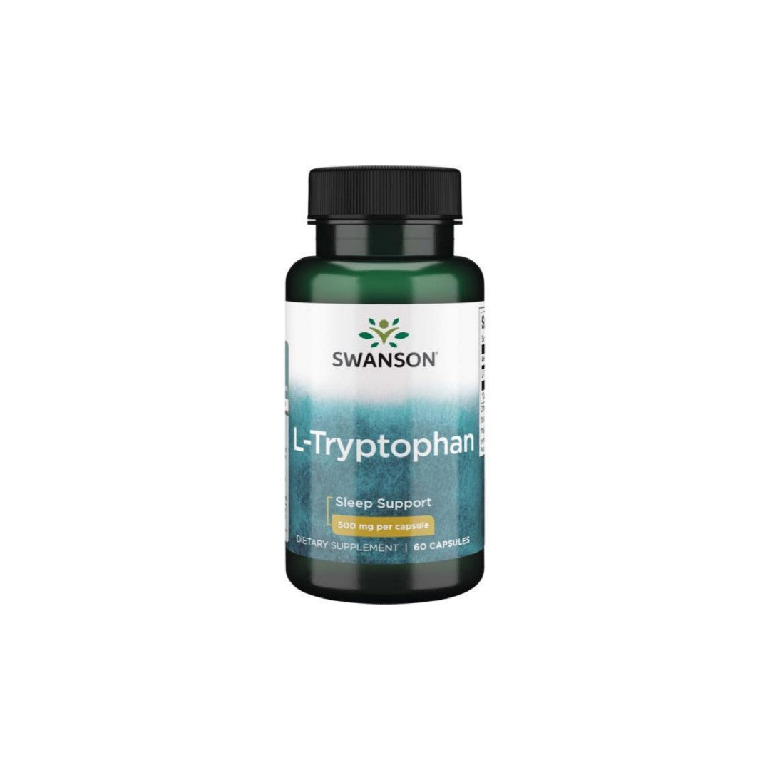 L-Tryptophan - 500 mg 60 capsules - front
