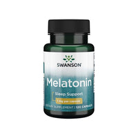 Thumbnail for Swanson melatonin - 1 mg 120 capsules.