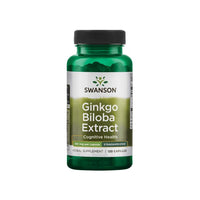 Thumbnail for Swanson Ginkgo Biloba Extract 24% - 60 mg 120 capsules.