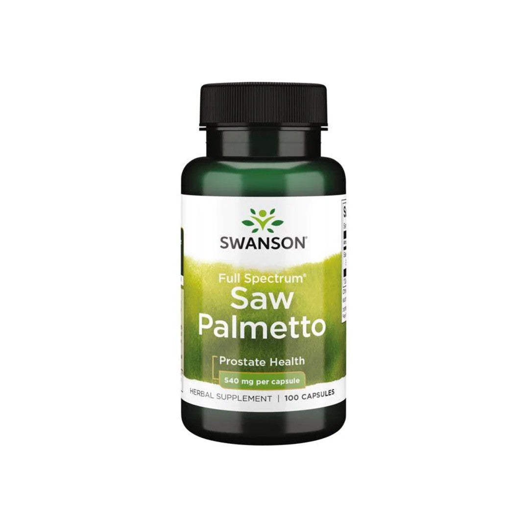 Swanson Saw Palmetto - 540 mg 100 capsules for prostate support.
