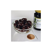 Thumbnail for Lycopene 20 mg 60 sgels in a bowl next to a jar of Swanson chocolate.