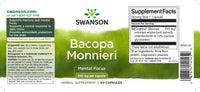 Thumbnail for Swanson Bacopa Monnieri - 250 mg 90 capsules dietary supplement.