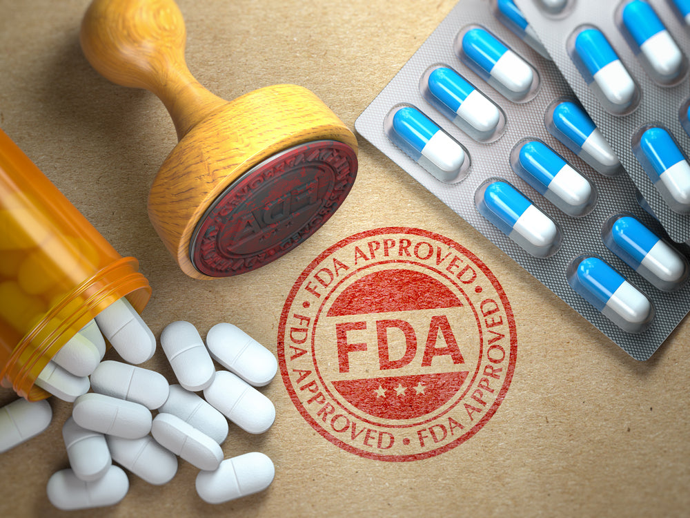 FDA approved stamp with capsules