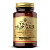 Thumbnail for Folate 666 mcg DFE (Folic Acid 400 mcg) 250 Tablets - front 2