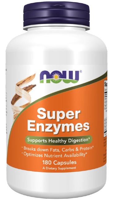 Super Enzymes 180 Capsules - front 2