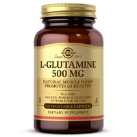 Thumbnail for L-Glutamine 500 mg 100 Vegetable Capsules - front 2