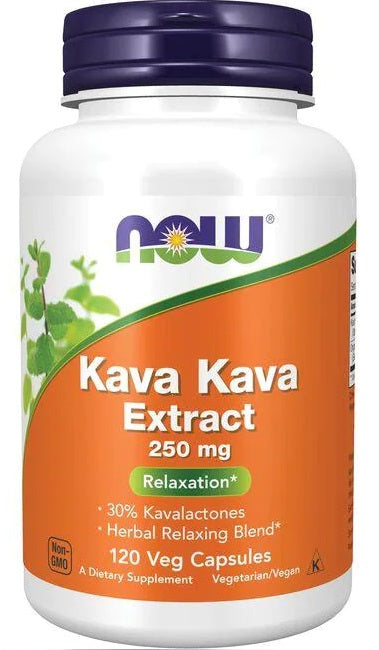 Kava Kava Extract 250 mg 120 Vegetable Capsules BL