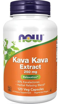 Thumbnail for Kava Kava Extract 250 mg 120 Vegetable Capsules BL