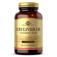 Thumbnail for Cod Liver Oil (Vitamin A and D) 100 Softgels - supplement facts