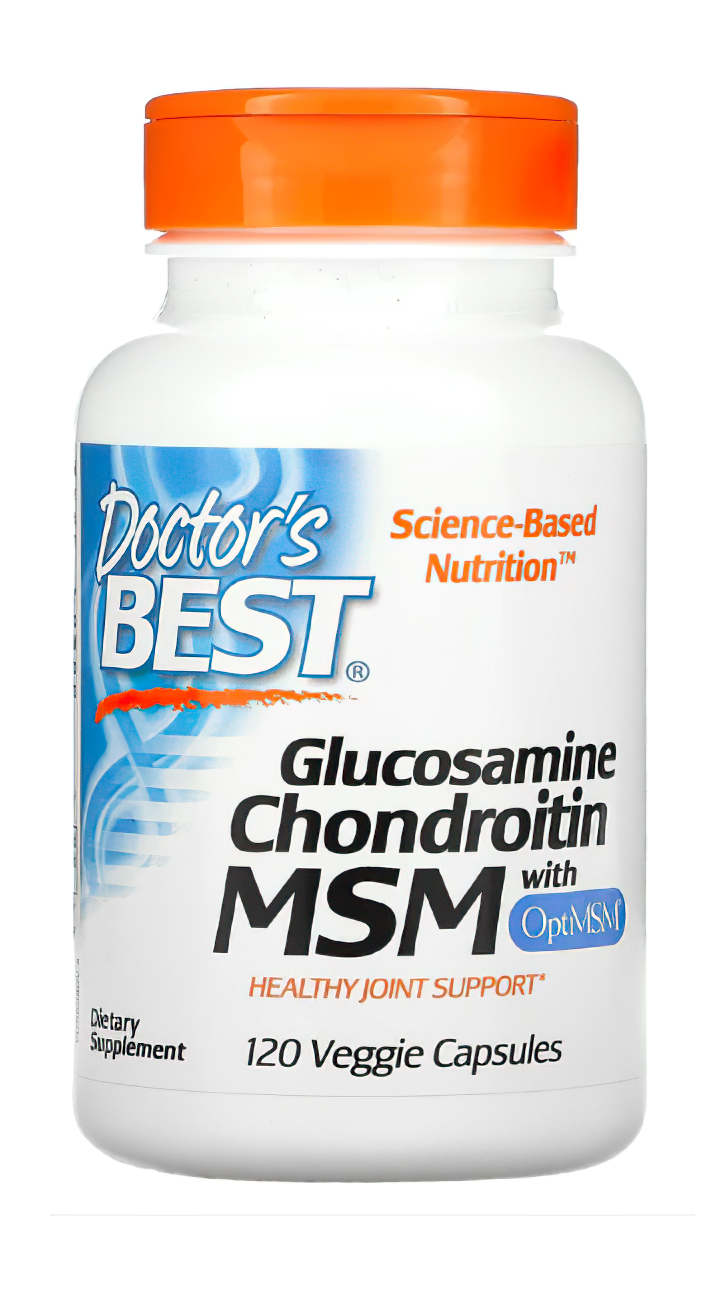 Doctor's Best Glucosamine Chondroitin MSM 120 capsules.