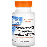 Thumbnail for Betaine HCL Pepsin & Gentian Bitters, 120 Capsules