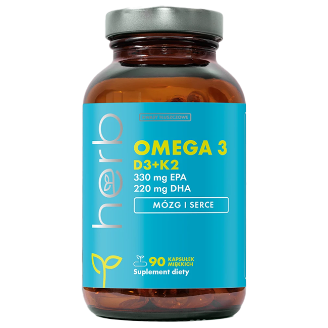 Omega 3 1000 mg com D3+K2 90 Cápsulas