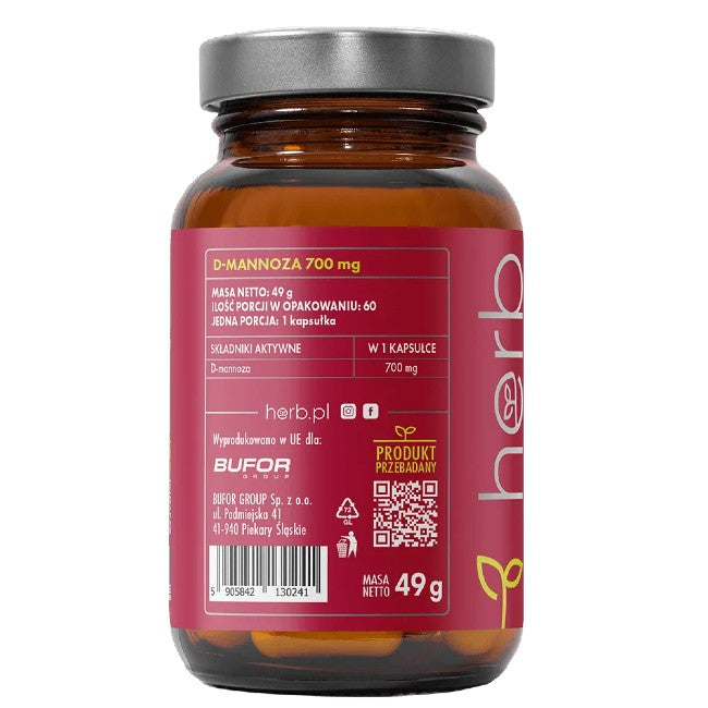 D-Mannose 700 mg 60 Vege Capsules