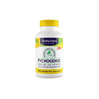 Thumbnail for A bottle of Healthy Origins' antioxidant dietary supplement, Pycnogenol 30 mg 180 vege capsules, for cardiovascular health.