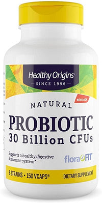 Thumbnail for Healthy Origins Probiotic 30 Billion CFU 150 vege capsules supports a healthy immune system by promoting a balanced intestinal flora.