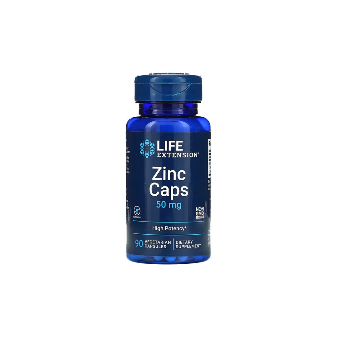 Zinc Caps 50 mg 90 Vegetarian Capsules