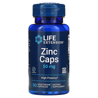Thumbnail for Zinc Caps 50 mg 90 Vegetarian Capsules