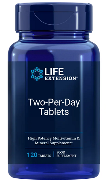 Multivitamin Two-Per-Day 120 tablets - front 2