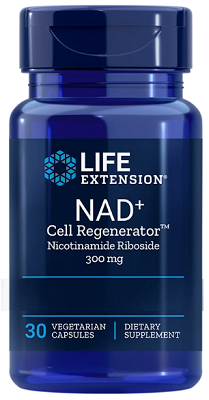 NAD+ Cell Regenerator, 300 mg 30 vege capsules - front 2