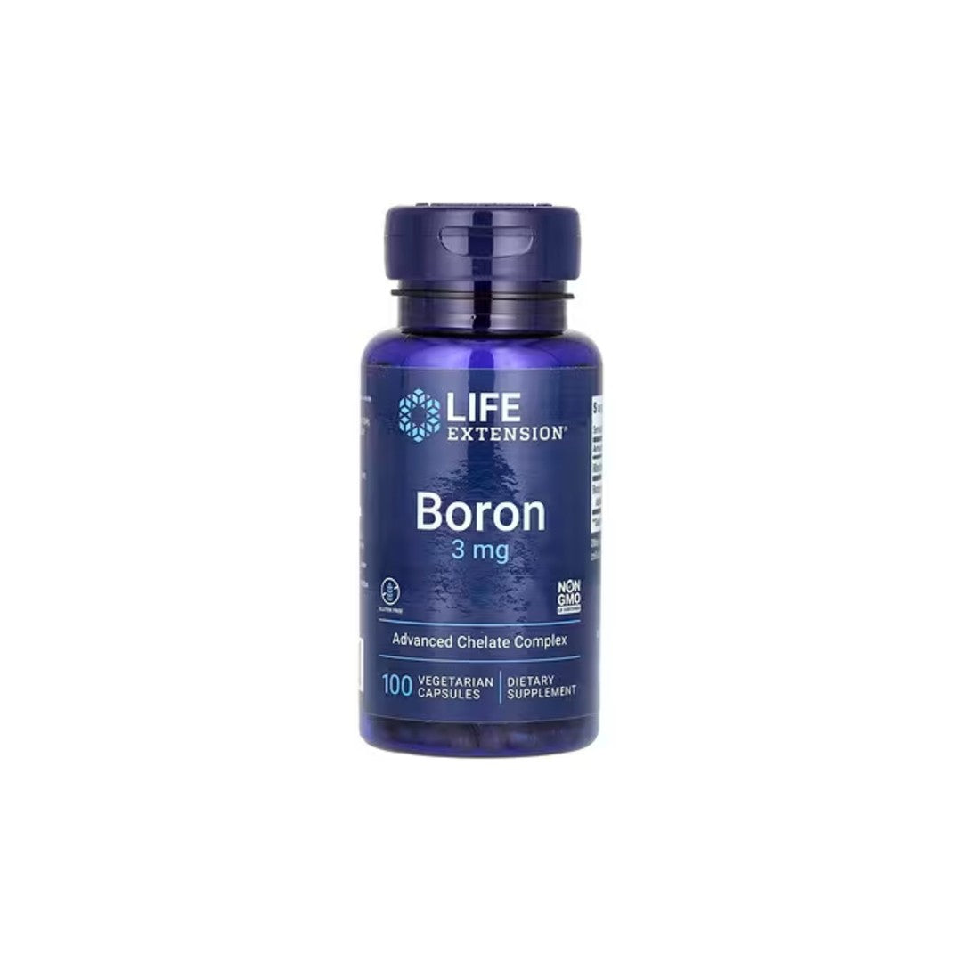 Boron 3 mg 100 Vegetarian Capsules