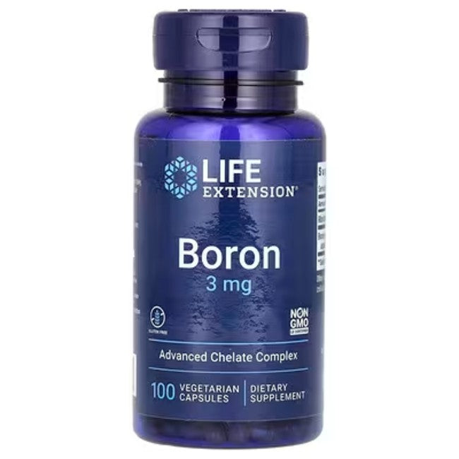 Boron 3 mg 100 Vegetarian Capsules