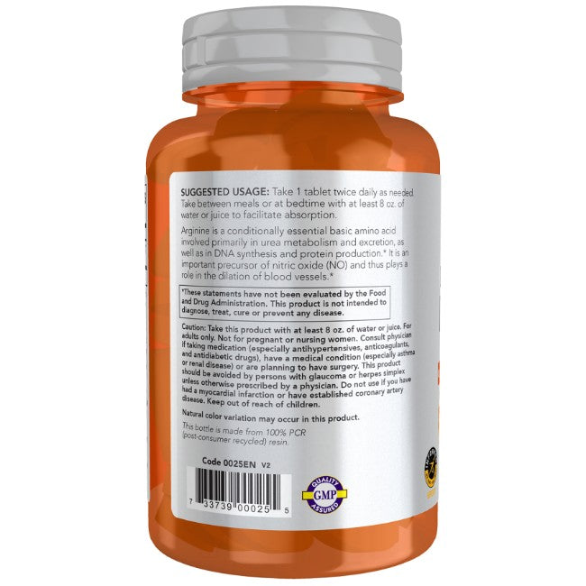 Double Strength L-Arginine 1000 mg 180 Tablets