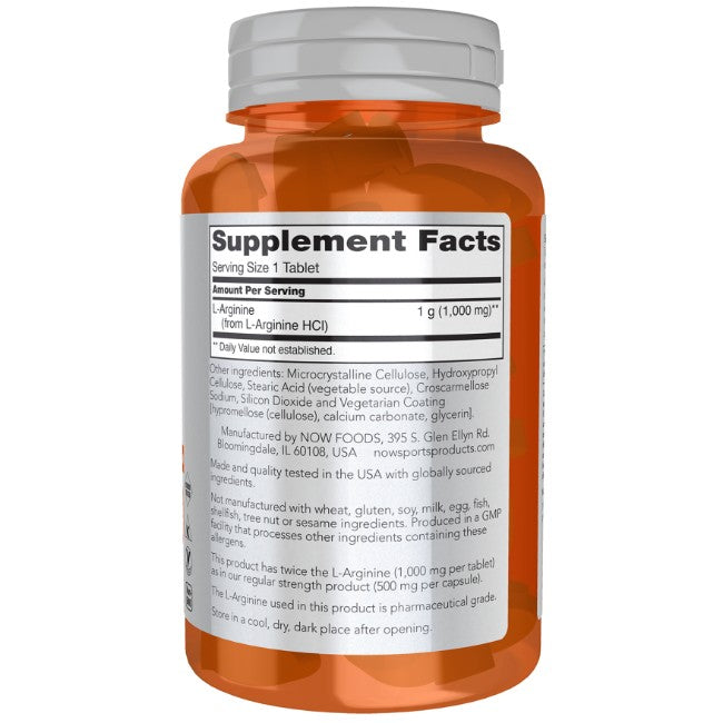 Double Strength L-Arginine 1000 mg 180 Tablets