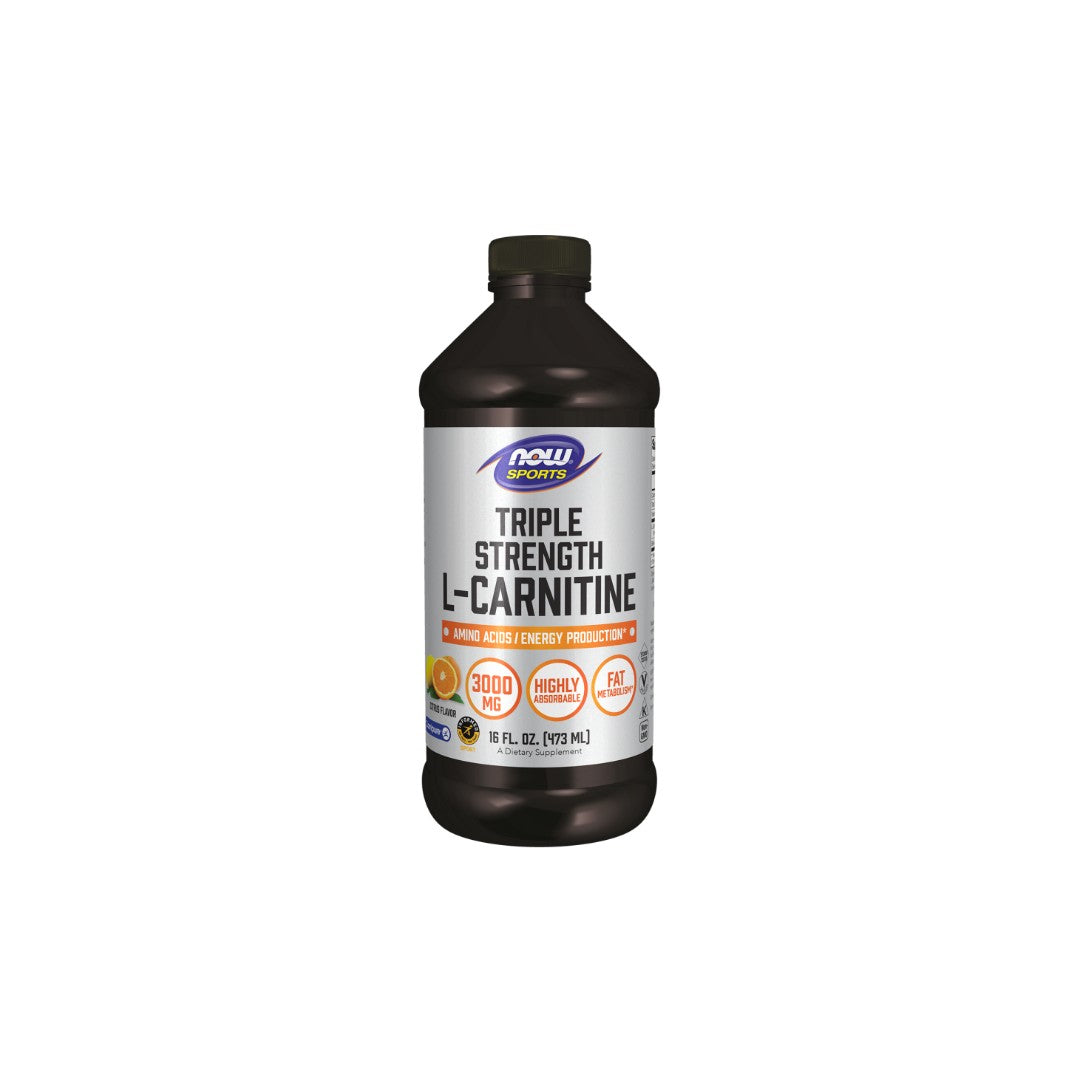 L-Carnitina, Líquido Tripla Força 473 ml - Sabor Cítrico