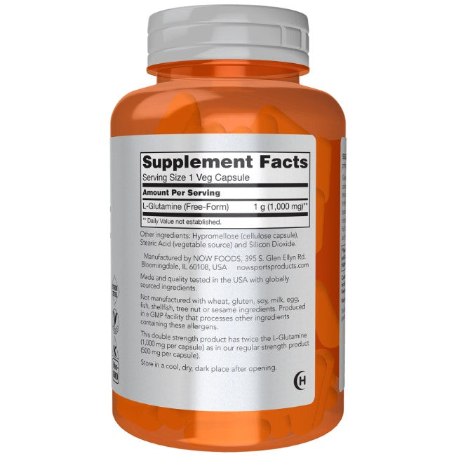 L-Glutamine 1000 mg 120 Veg Capsules