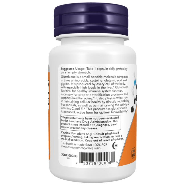 Glutathione 250 mg 60 Veg Capsules