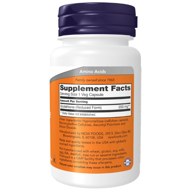 Glutathione 250 mg 60 Veg Capsules