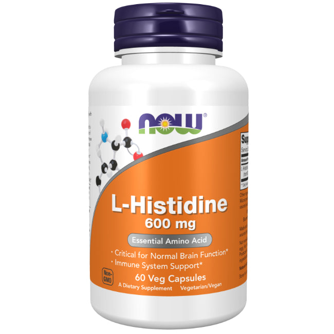 L-Histidina 600 mg 60 Cápsulas Veg