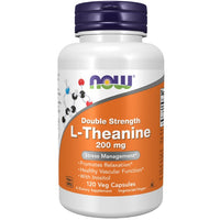 Thumbnail for Double Strength L-Theanine 200 mg 120 Veg Capsules