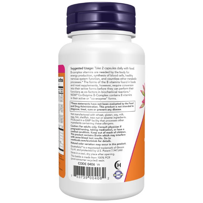 Coenzyme B-Complex 60 Veg Capsules