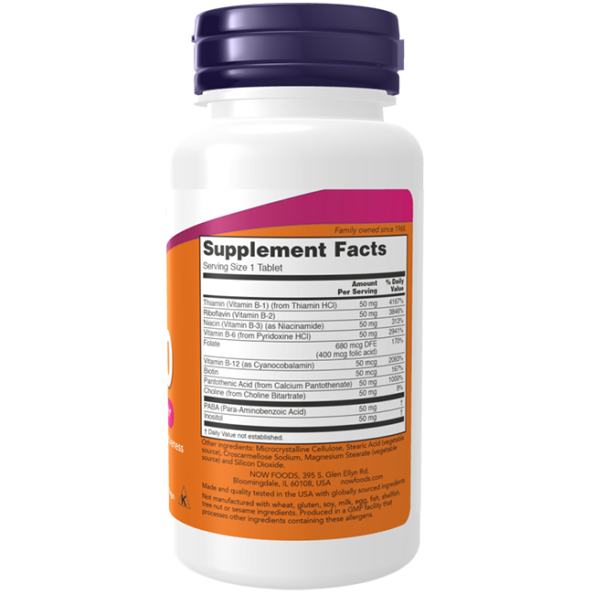 Complejo de vitaminas B-50 250 tabletas