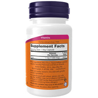 Thumbnail for A white bottle of Now Foods Biotin 1000 mcg 100 Veg Capsules with a purple cap features supplement facts and ingredient details on its orange and white label, highlighting vitamin B7 for healthy hair, skin, and nails.